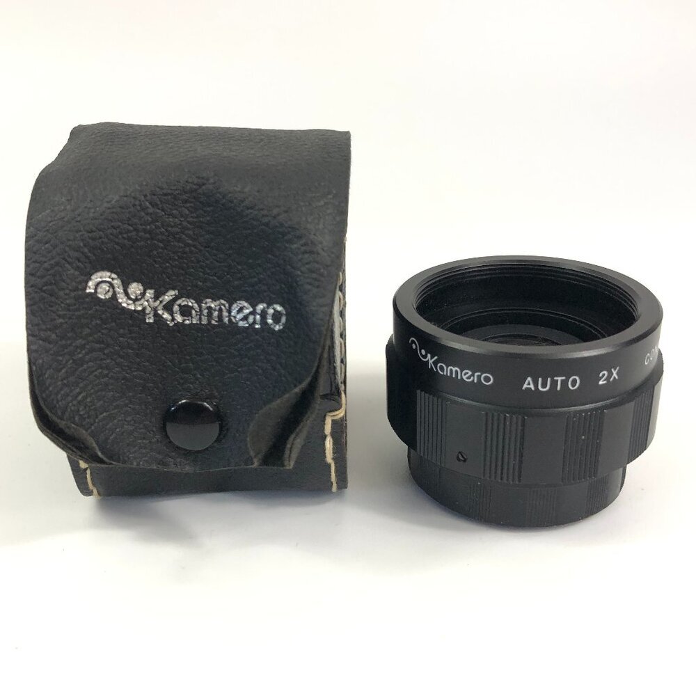 Kamero Auto 2X Converter Camera Lens w/ Case